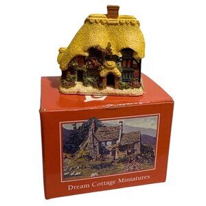 Lilliput Lane Dream Cottage Honeysuckle Miniature Collectible 1 3/4"